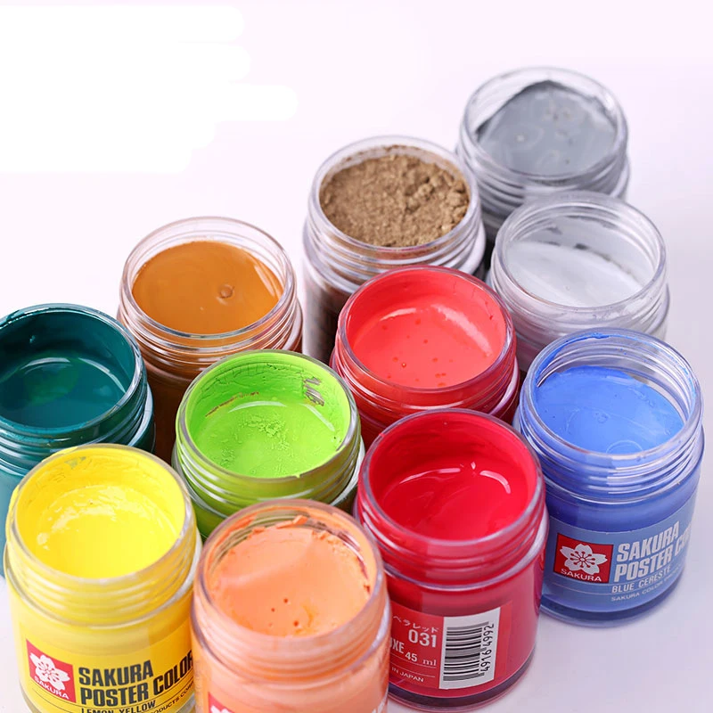 Пигмент для нанесения краски золотого и серебряного цвета 6/8/12 цветов 30 мл товары