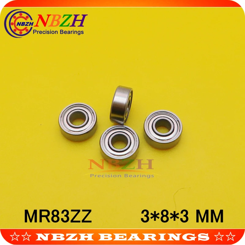 10 шт. MR83ZZ MR83-2RS SMR83ZZ ABEC-5 3*8*3 мм Глубокие шаровые подшипники MR83/L-830 ZZ MR83 RS MR83-2RS