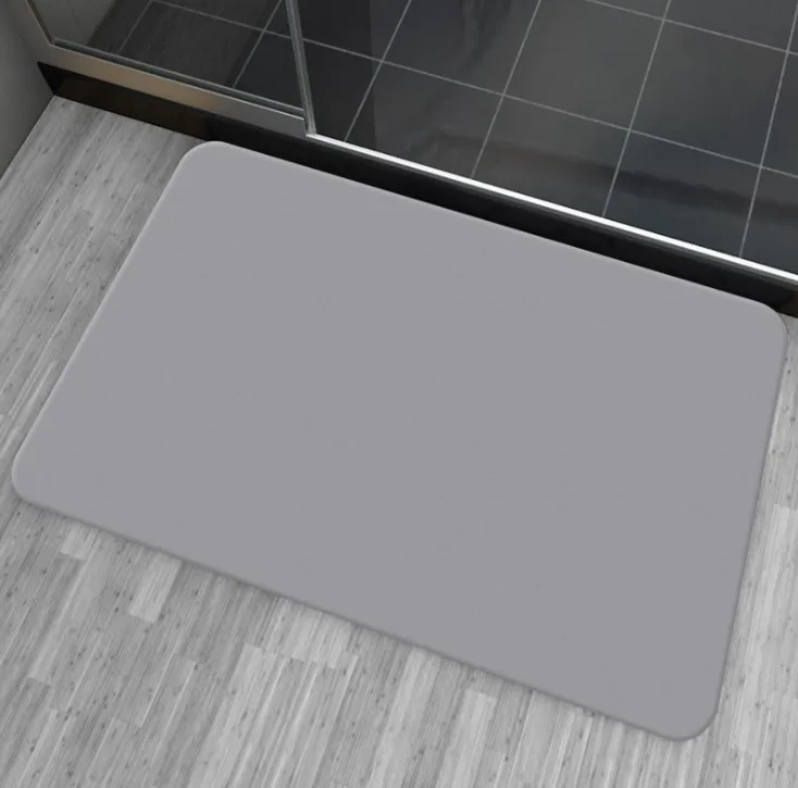 Противоскользящий Быстросохнущий коврик для ванной с диатомом