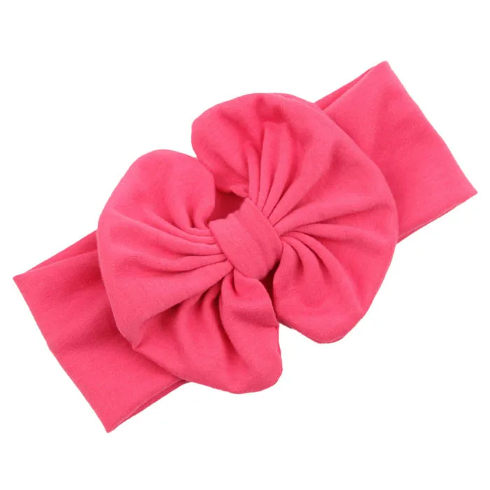 Супер-мягкая нейлоновая тюрбан для обертывания головы повязка на голову с бантом