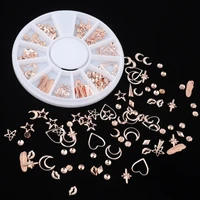 1box nail art glitter metal 3d mix frame jewelry filler uv epoxy resin mold making filling material for diy craft jewelry supply