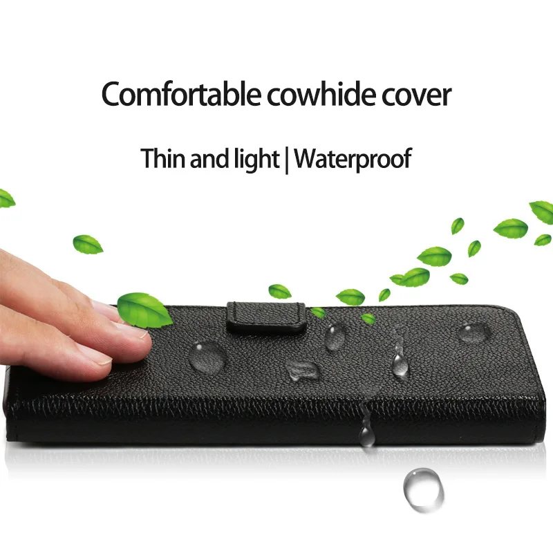 

Flip phone Case For Huawei P10 P20 P30 Mate 9 10 20 pro Lite case P Smart Y6 Y7 Y9 2019 Cowhide For Honor 8X 9X 10 lite Cover