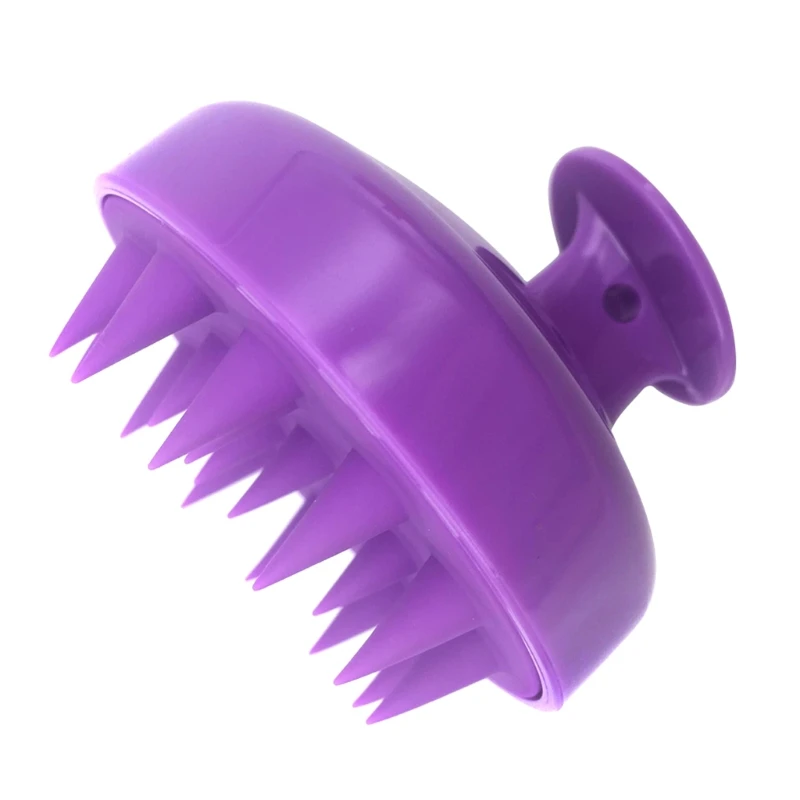 

Silicone Bristle Hair Scalp Massager Shampoo Brush Wet Dry Manual Head Massage Comb Scrubber Exfoliate Remove Dandruff
