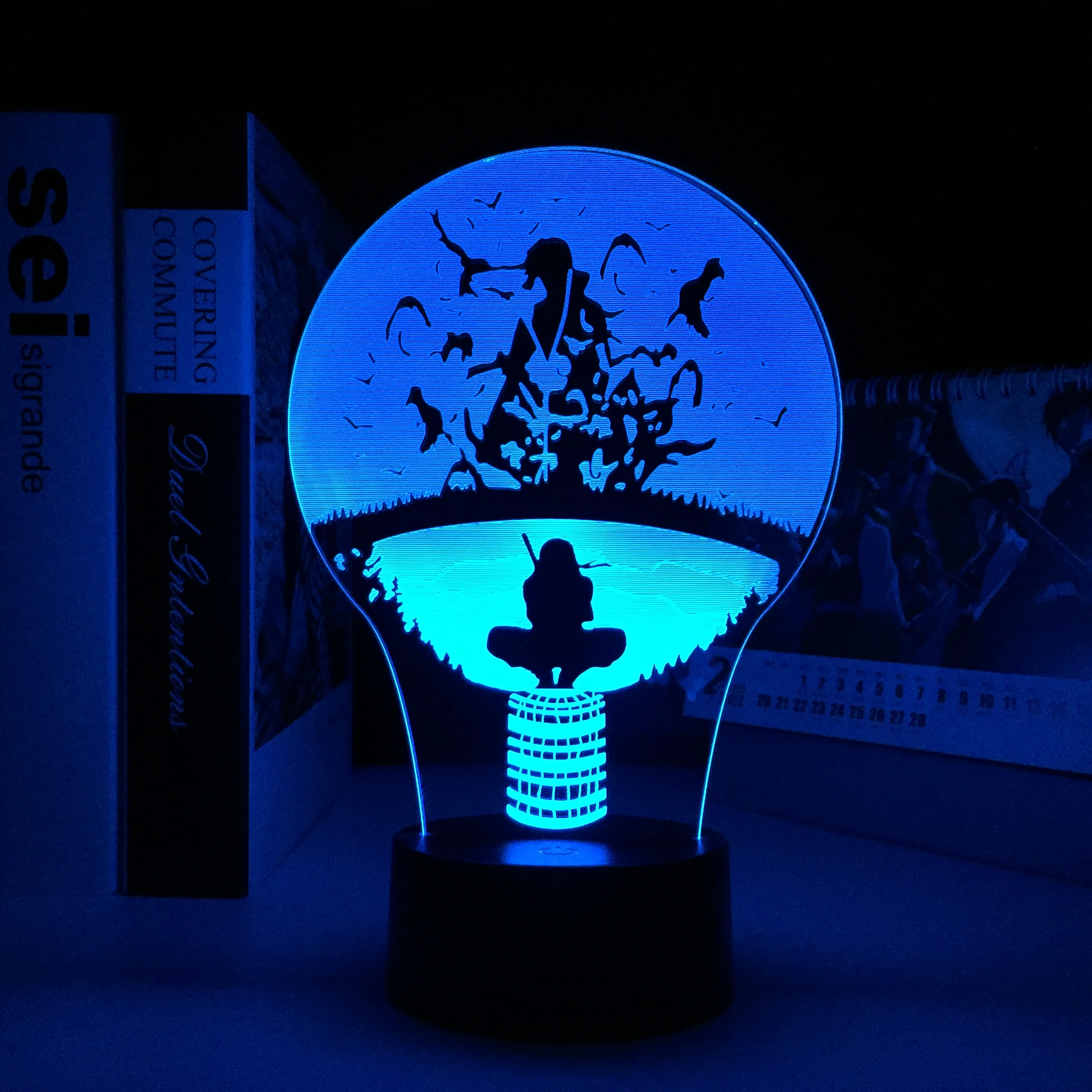 

Anime 3D LED Visual Illusion Changing Night Light Remote Control Desk Lamp Bedroom Nightlight Birthday Gift Home Decor Lamp