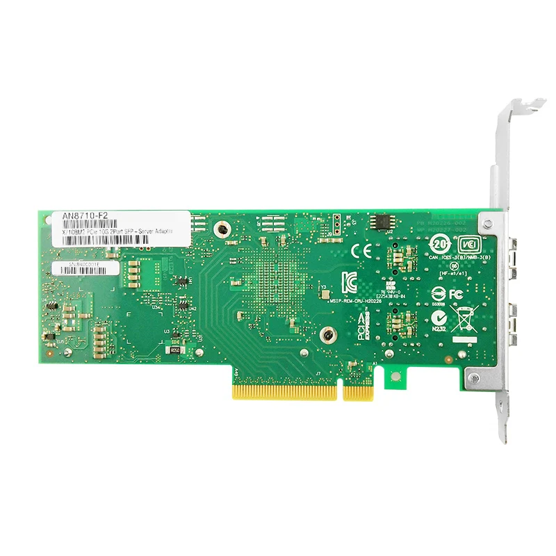 Ceacent AN8710-F2 X710-DA2 10 гигабитная сетевая карта двухпортовый SFP+ PCIe3.0 X8 сетевой конвергентный серверный адаптер NIC