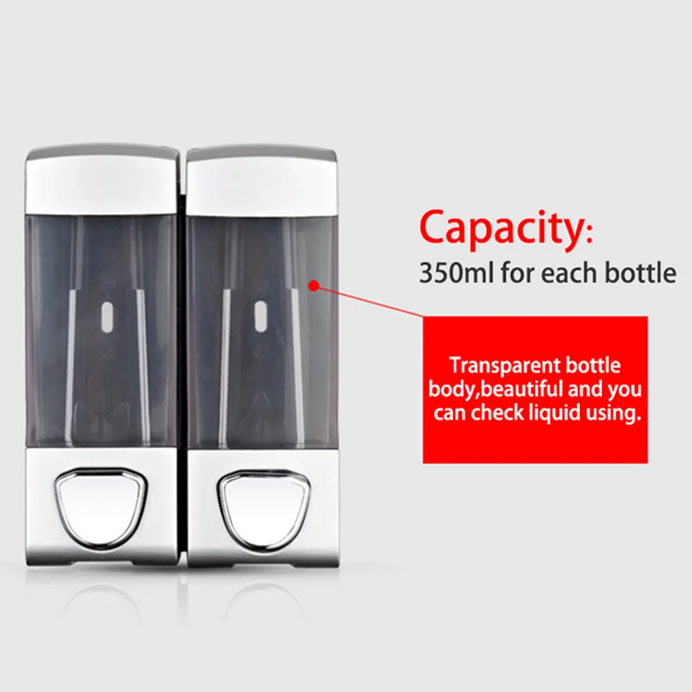 

Soap Bottle Shampoo Wall Mount Bathroom Detergent Soap Pump Accessories Liquid Kitchen Dispenser