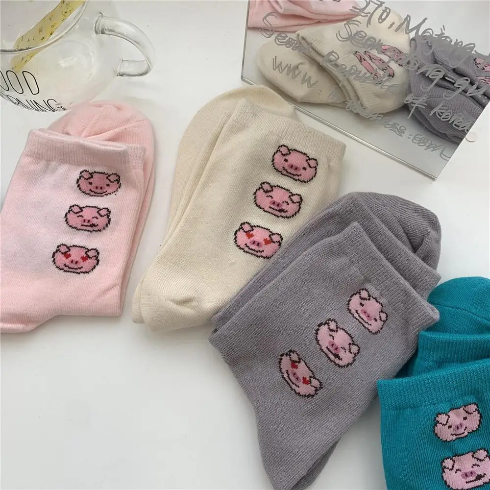 

Clearance Sale Japanese Kawaii Girls Short Socks for Women Cartoon Animal Print Cute Woman Socks Harajuku Vintage Streetwear Sox