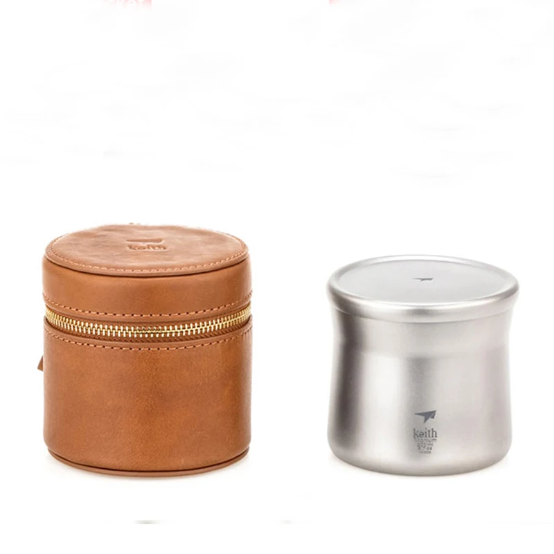 Juego de tazas de t&eacute; y caf&eacute; de titanio, Set de filtros de caf&eacute;, botella de agua bacteriost&aacute;tica saludable, taza de filtro de goteo de caf&eacute;, fabricante de t&eacute; y caf&eacute;-5