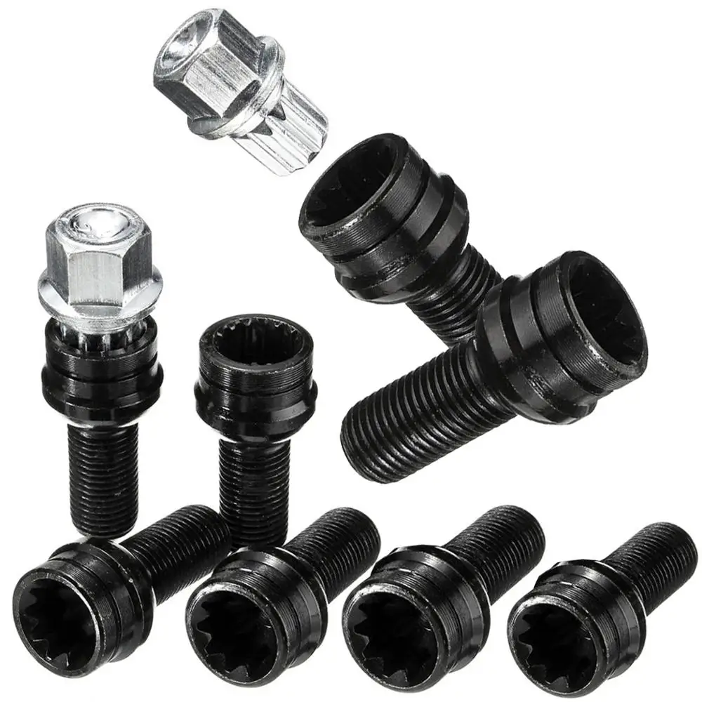 

M14*1.5mm Anti-theft Wheel Screws Set Bolt And Lock Lug Nut Fit For Audi/VW/Golf/Jetta/Beetle/Passat Car Wheel Bolts Accessories