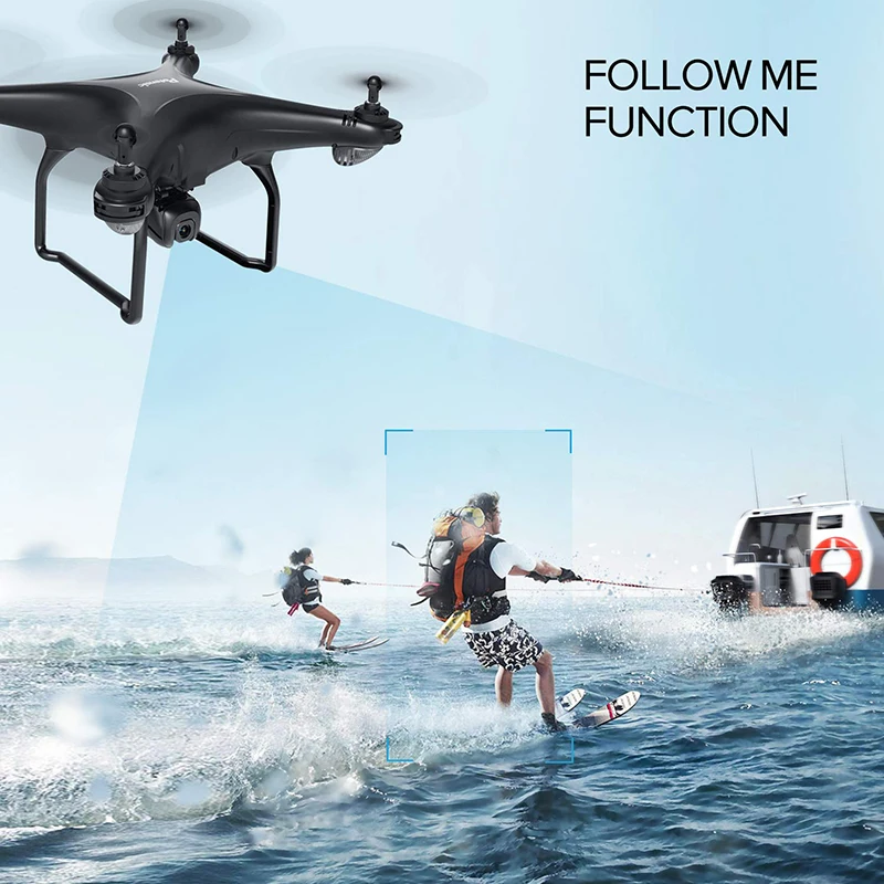 Potensic D58 GPS Радиоуправляемый Дрон с камерой 1080P 5G Wi Fi FPV Квадрокоптер