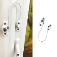 10pcs home window security chain lock window cable lock restrictor multifunctional window lock security guard for baby safety