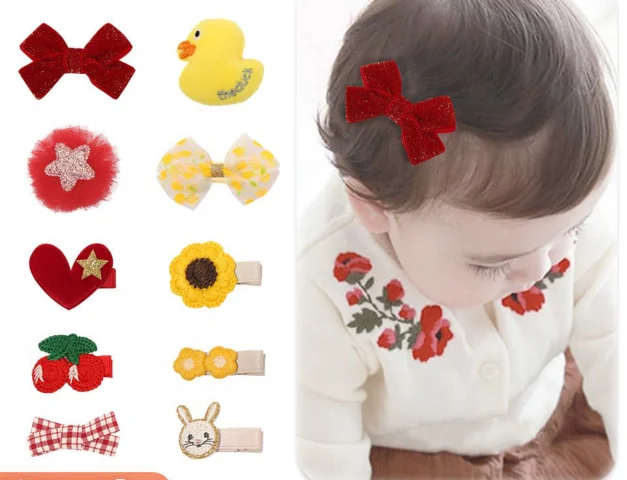 

30pc/lot New Children Cute Cartoon Flower Hairpins Barrettes Girls Lovely Colors Hair Clips Kids Baby Crown Hair Accessories