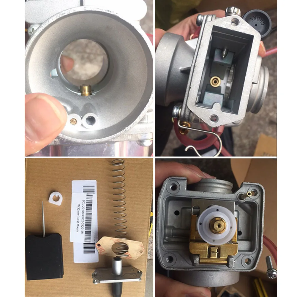 ZSDTRP TM32-1 32 мм TM Mikuni Карбюратор TM32 мотоцикл для Yamaha DT200S TMX30 плоский скользящий