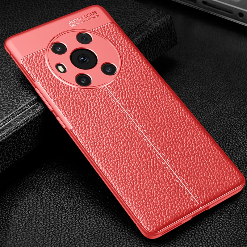 For Cover Honor Magic 3 Case For Honor Magic 3 Capas Shockproof Armor Phone Back Soft TPU Leather Cover For Honor Magic 3 Fundas