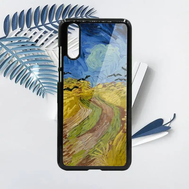

van gogh retro art painting Phone Cases PC For Samsung galaxy S note 8 9 20 10 e lite2019 plus pro ultra