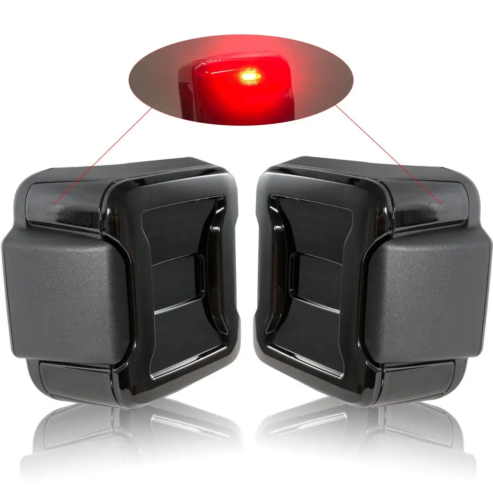 США Версия светодиодный задний фонарь автомобиля светильник дыма для Jeep Wrangler JL