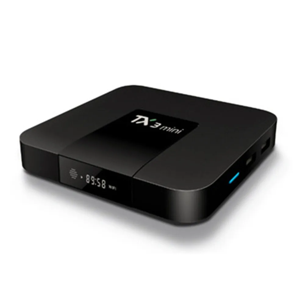 TX3 Мини Android 7 1 Smart tv BOX 2 Гб 16 Amlogic S905W четырехъядерный комплект верхней коробки H.265 4K