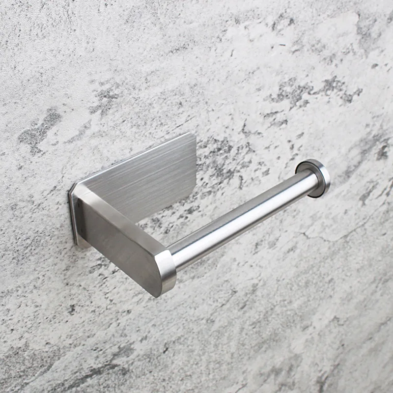 

304 Stainless Steel Paper Towel Rack Self Adhesive Paper Towel Holder For Kitchen and Bathroom