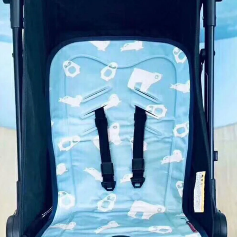 Летняя Детская ледяная шелковая подушка сиденье для детской коляски Подушка
