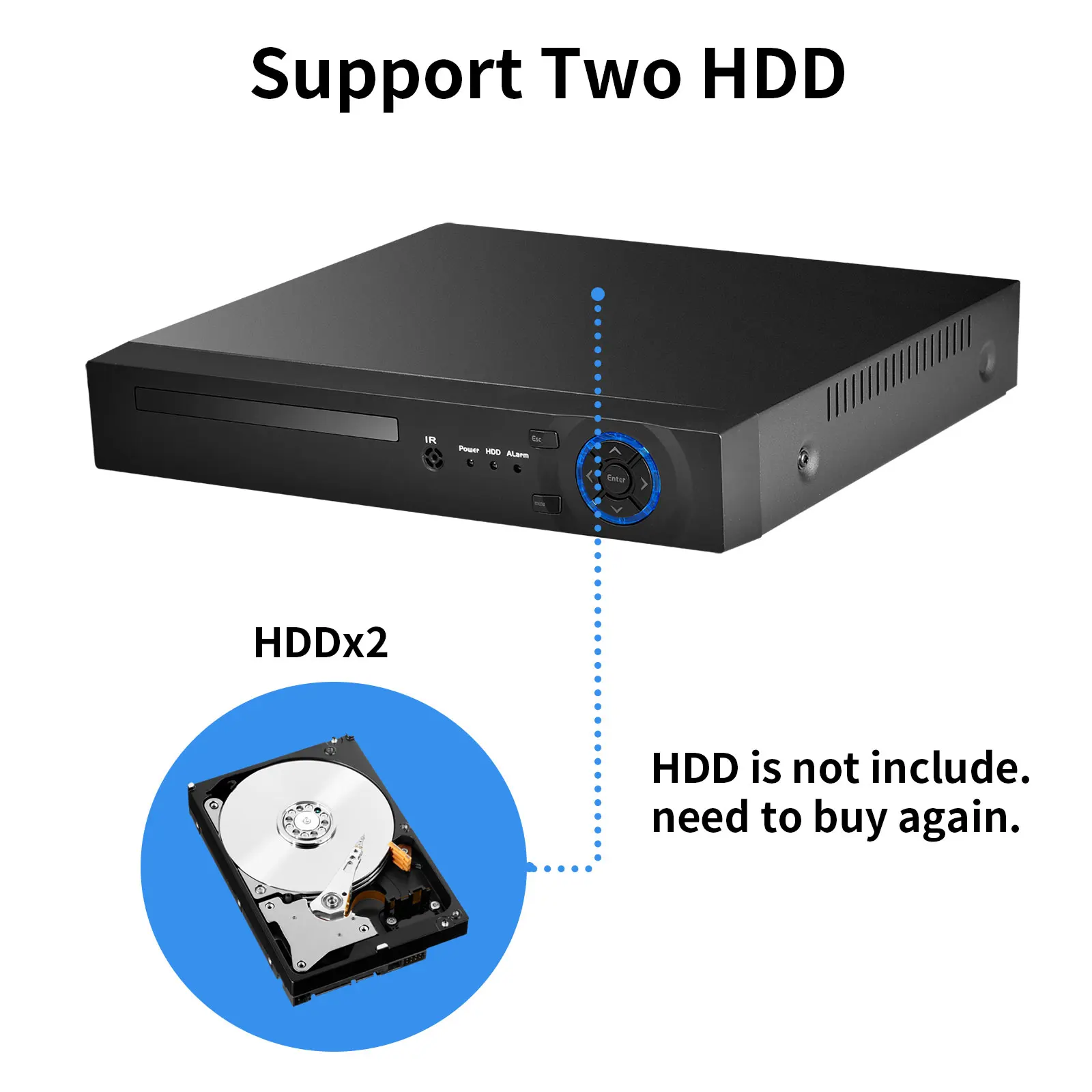 Видеорегистратор Gadinan 8MP H.265 + Max 4K NVR 9 каналов 16 32 канала для систем IP-камер с