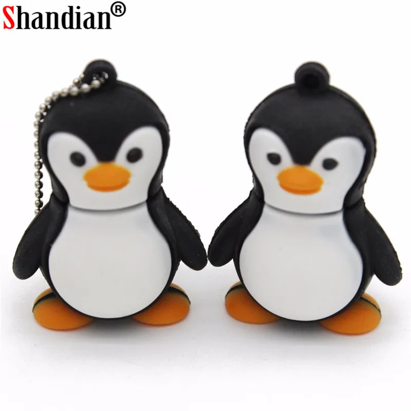 SHANDIAN оптовая продажа новый флеш-накопитель с изображением животных пингвина 4 ГБ