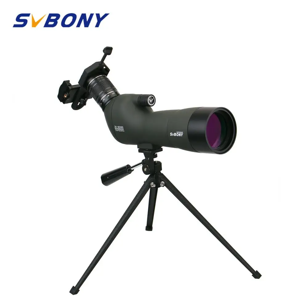 SVBONY Зрительная труба SV29 20 60x60 23 мм окуляр BAK4 призма Водонепроницаемый зум