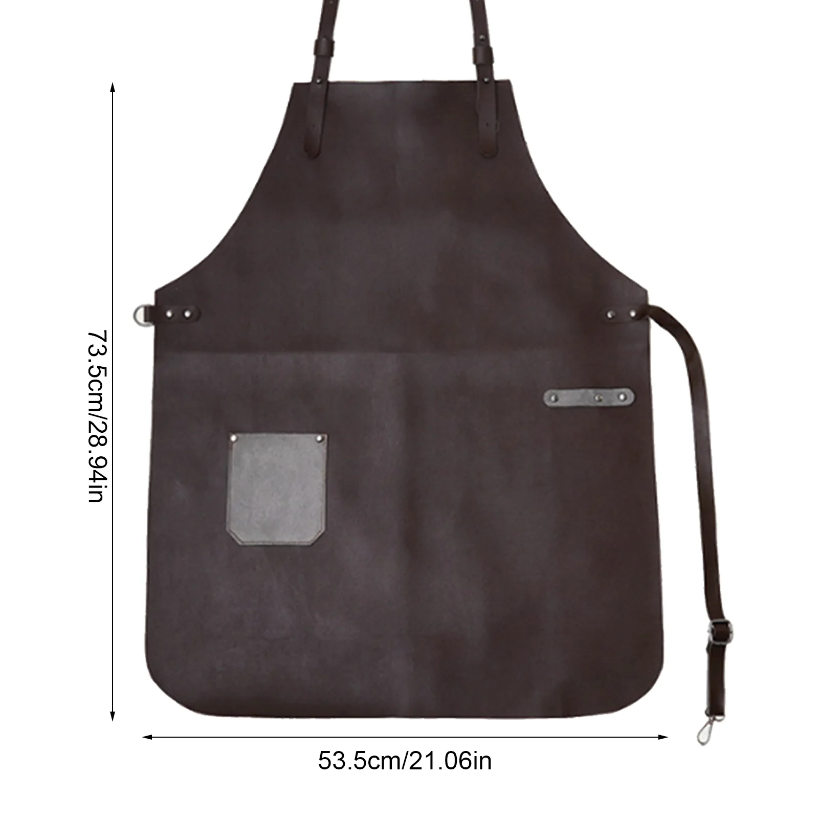 

Unisex Leather Apron Multifunctional Painting Work Clothes Oil-Proof Kitchen Apron Restaurant Aprons For Home Sleeveless Apron