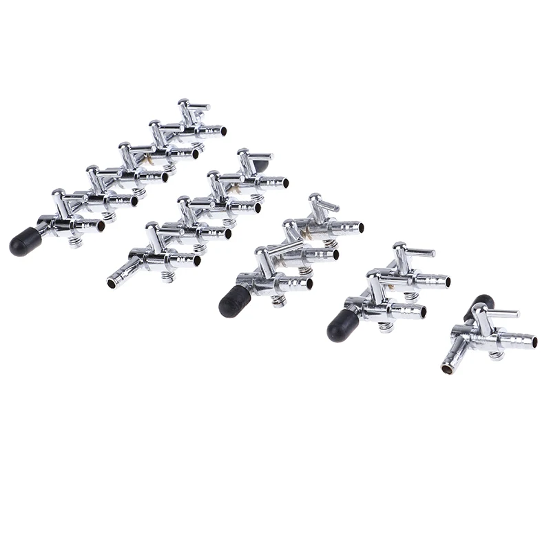 New Distributor Aquarium Stainless Steel Lever Fish Tank Durable Oxygen Pump Accessories Splitter Air Flow Control | Дом и сад