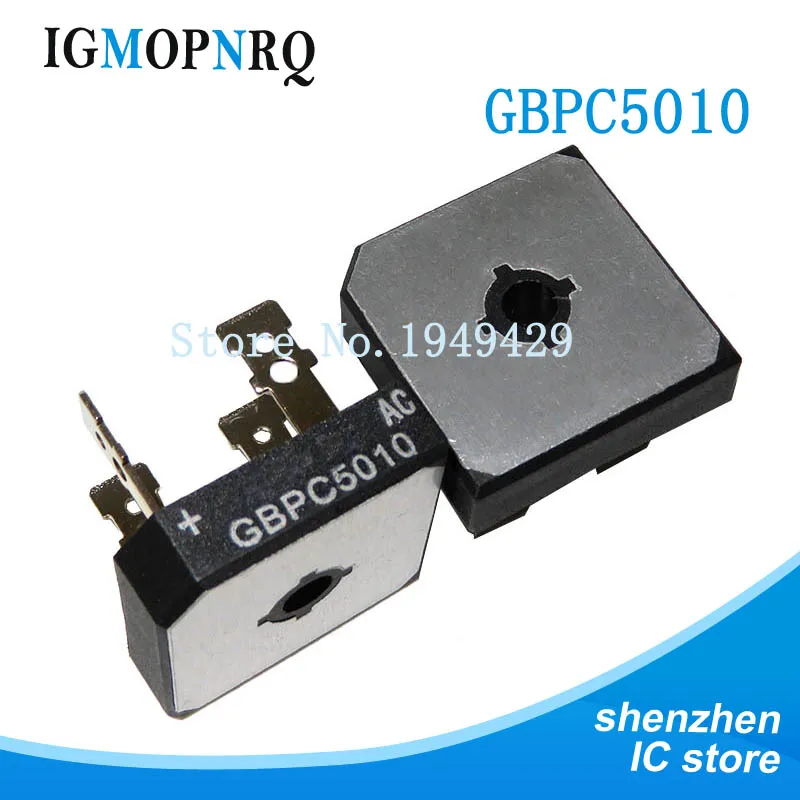 

2PCS GBPC5010 rectificadores de puente 1000V 50A nuevo y