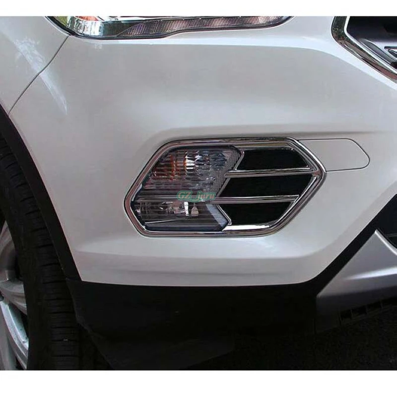 Для Ford Escape Kuga 2017 ABS хромированные передние противотуманные фары светильник