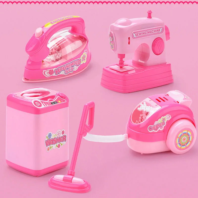 1 шт. Kawaii ролевые игры мини симуляция кухонные игрушки светильник и звук розовая
