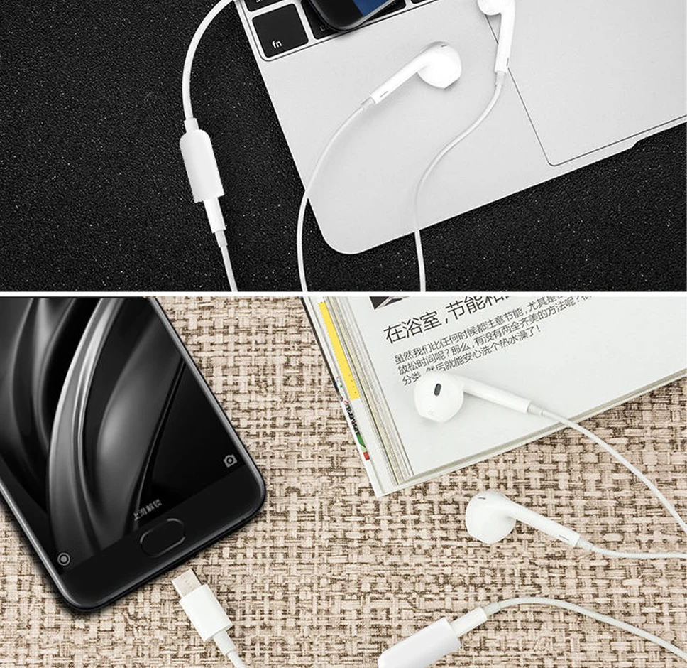 Кабель адаптер для наушников с Type C на 3 5 мм Usb 1 разъемом папа дюйма AUX Macbook Huawei P20 MATE