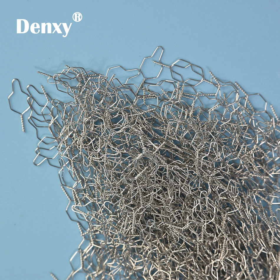 Denxy 300pc Orthodontic Metal Ligatire Tie High Quality Dental Metal Ligatures Short  Stainless Steel Kobayashi Ties Orthodontic