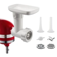 high quality food grinder attachment for kitchenaid stand mixers as meat mincer accessory including sausage stuffer tubes