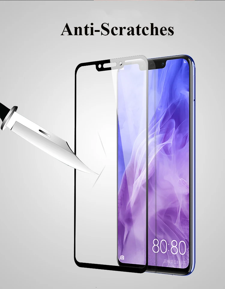 10 шт. 9D изогнутые, с полным охватом из закаленного стекла для huawei P Smart Plus mate 20 Lite 10 Pro 9 Защитная пленка для экрана