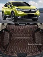 for honda crv cr v 2021 2020 2019 2018 2017 car all surrounded leather rear trunk mat cargo boot liner tray rear boot luggage