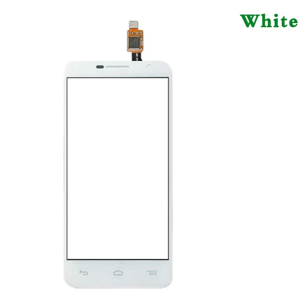Замена 4," для Alcatel One Touch Idol 2 Mini OT6016A OT6016D OT6016 сенсорный экран дигитайзер сенсор внешняя стеклянная панель объектива - Цвет: Белый