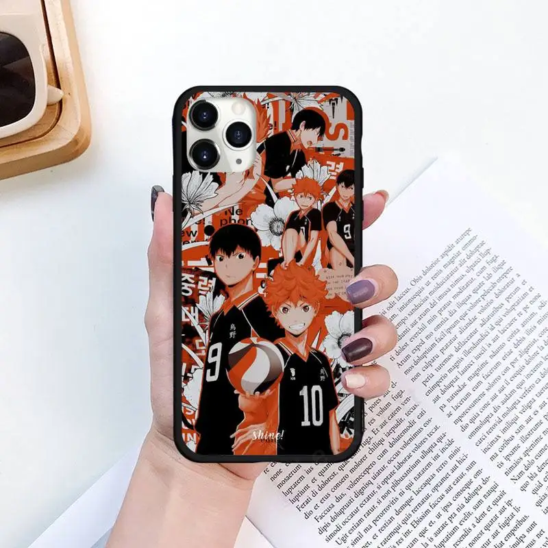 

haikyuu Japan anime cartoon fly Phone Cases for iPhone 6 7 11 12 Pro X XS Max XR Samsung Galaxy S A 8 9 10 20 50 Plus cover