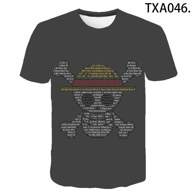 

New Summer Anime One Piece 3D Printed T shirt Men Women Children Fashion Streetwear Cool Boy Girl Kids Short Sleeve Tops Tee