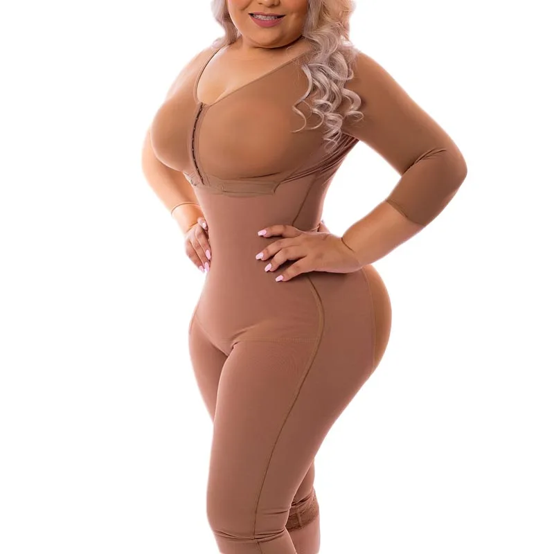 

Fajas Colombianas Corset Bustier High Compression Garment Gaine Amincissante Femme Tummy Control Butt Lift Bodysuit Langerie