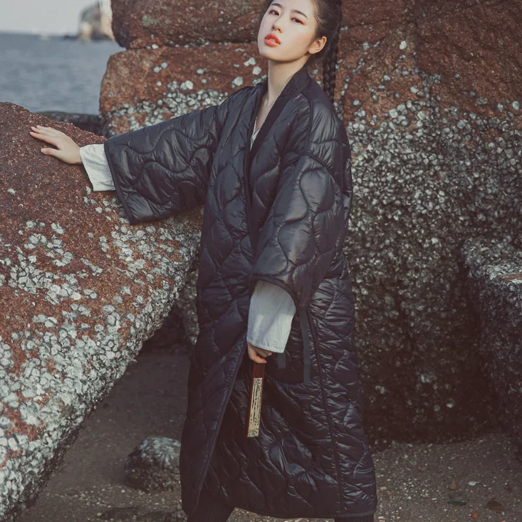 Новинка 2020 Весна и зима японский стиль рукав летучая мышь свободный большой