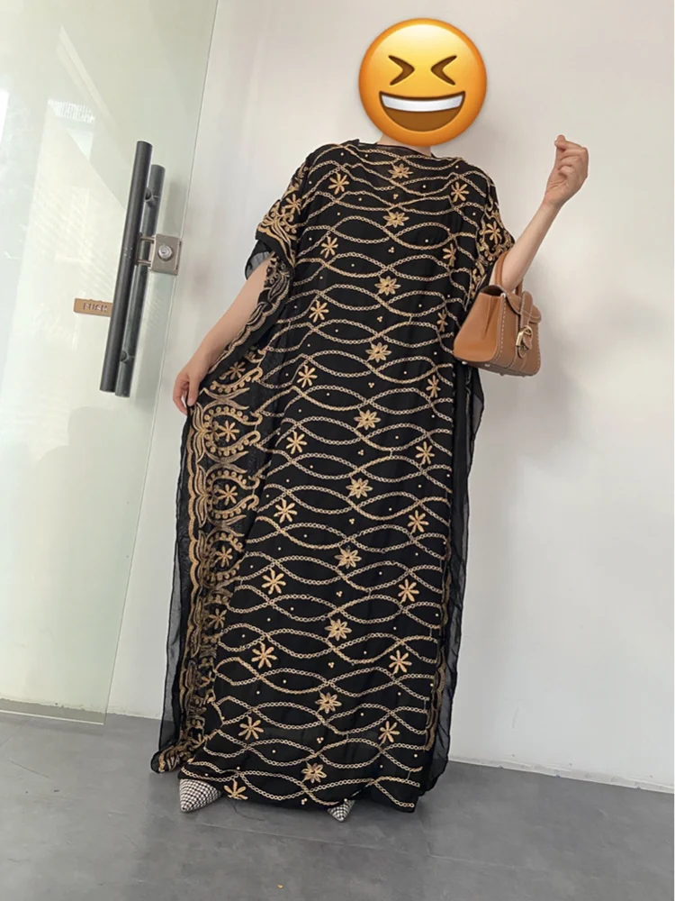 african fashion designers New Africa woman style fashionable Lace sequins pure color lady Dress party Spuer size L XL XXL XXXL african wear for women