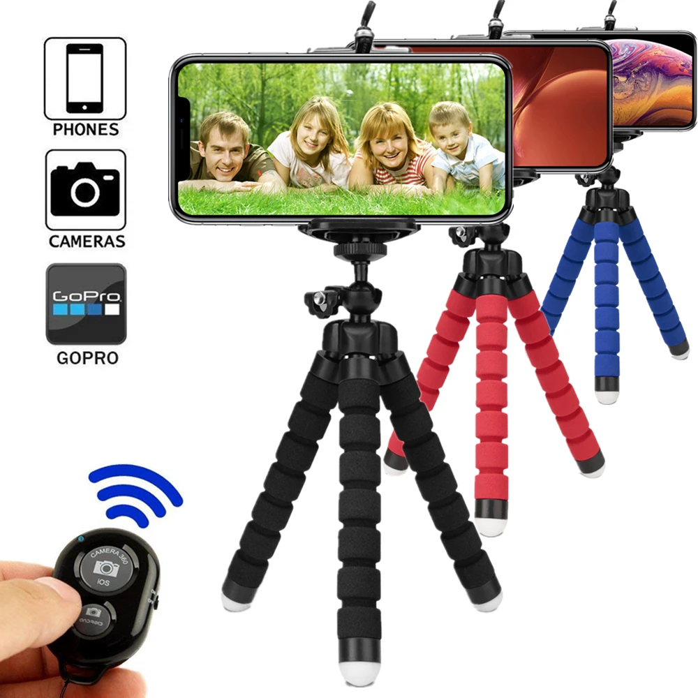 

Tripod for phone tripod monopod selfie remote stick for smartphone iphone tripode for mobile phone holder Bluetooth-compatible