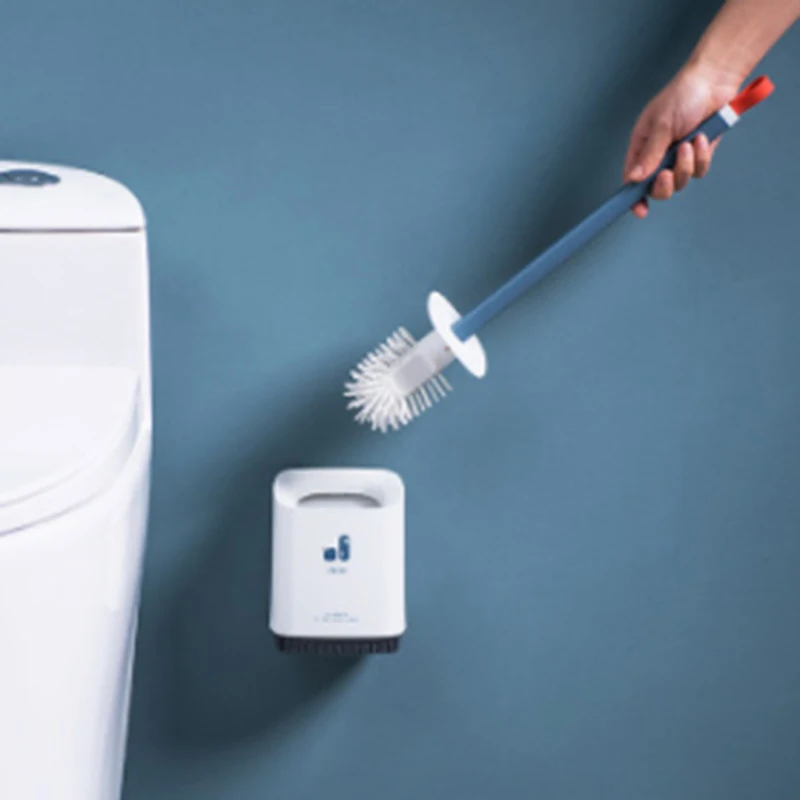 Набор держателей щеток для чистки ванной комнаты с длинной ручкой без мертвой
