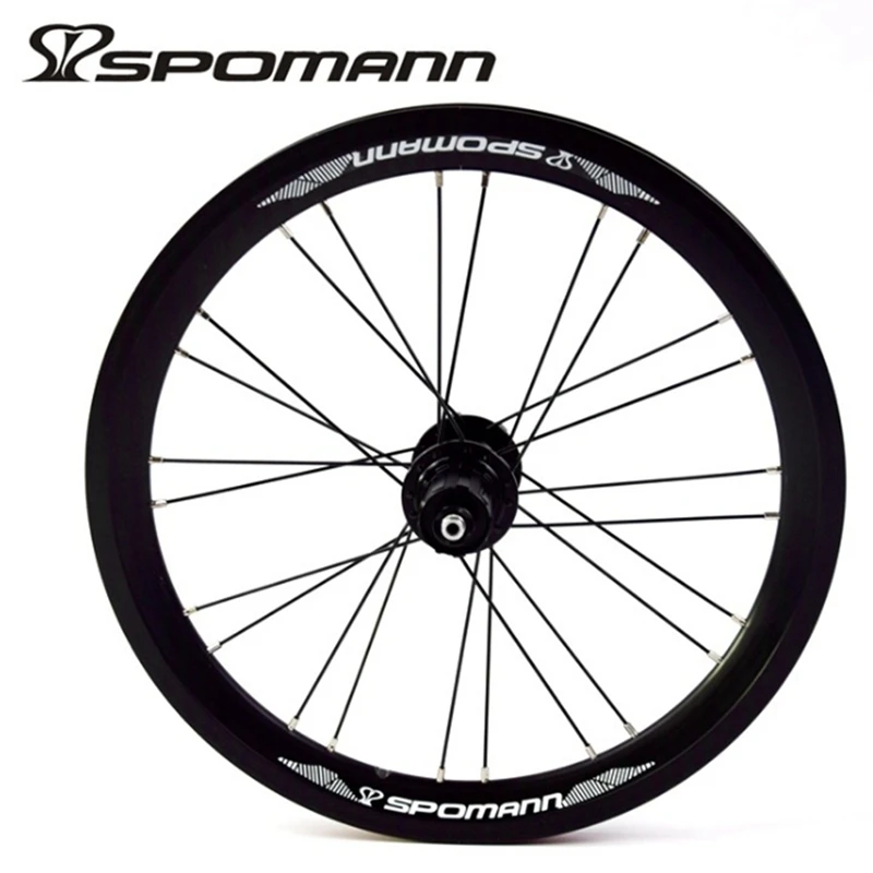 Online SPOMANN Faltrad BMX Mountainbike Laufradsatz 16-Inch/349 Rad Disc Bremse Sechs Nagel Kompatibel V Bremse
