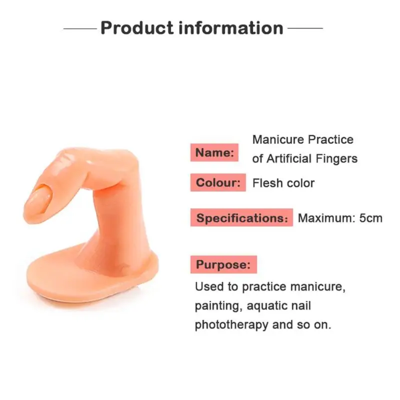 Профессиональный дизайн ногтей пластиковый УФ-гель Поддельные Пальцы