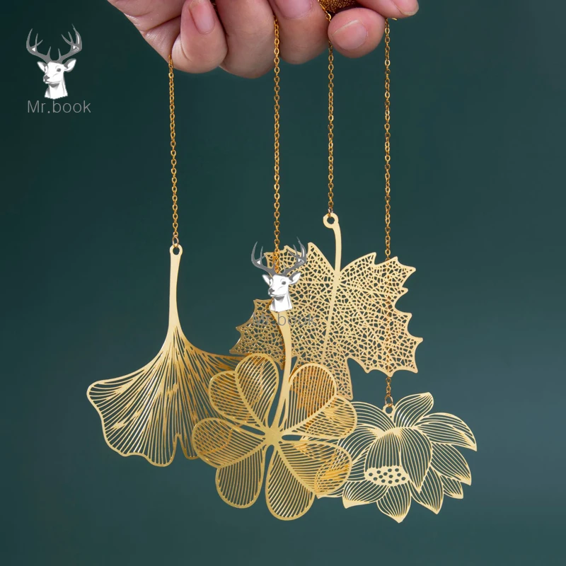 Винтажная металлическая вкладка в китайском стиле с кисточками виде кленового