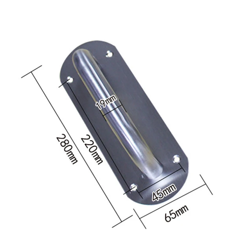 

1 Piece 280x65mm Handle Stainless Steel Wire Drawing For Wood Wooden Metal Safety Doors Cabinet Pulls