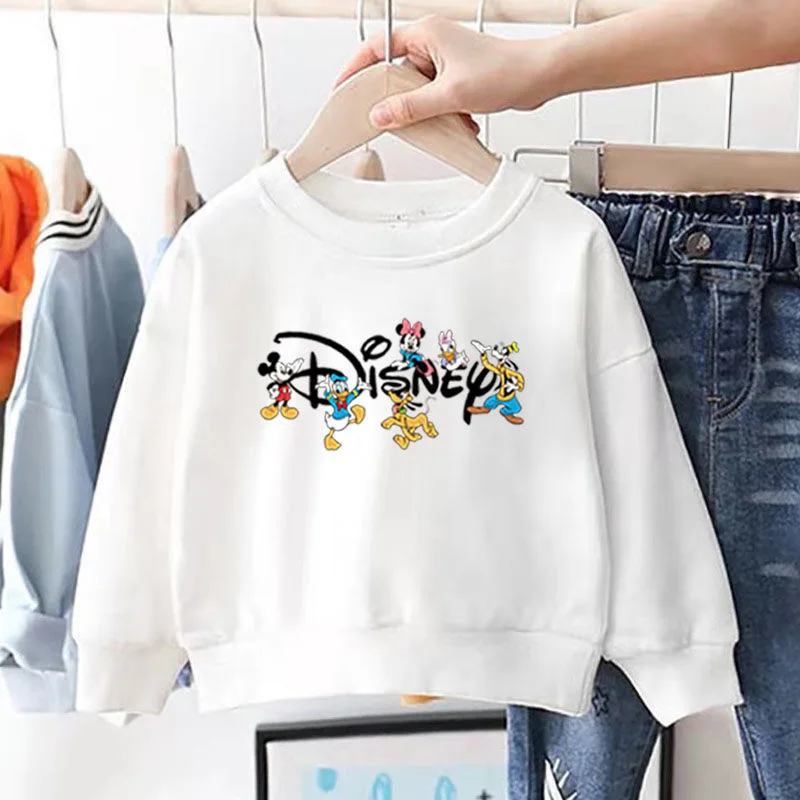 Kids Baby Boys Girls Hoodie Clothes Clothing Hoodies Toddler Infant Boys Girls Sweatshirts T-shirt Hoodied Cotton Minnie T-Shirt