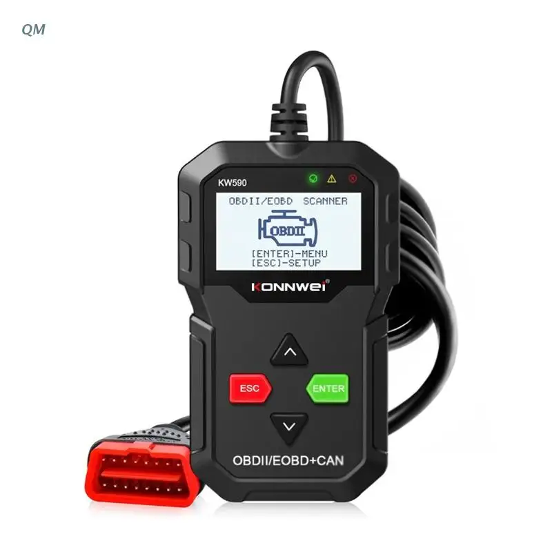 

KW590 OBD2 Scanner Car Diagnostic Scanner Vehicle Engine Diagnosis Code Reader Car Scanner Tools 13MF